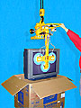 ANVER Vacuum Lifter Handles Televisions In and Out of Boxes