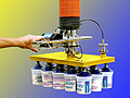 ANVER Vacuum Tube Lifter with Fifteen Vinyl Vacuum Suction Cups and Extended Length Control Handle for Lifting Cosmetic Product Containers Fifteen at a Time