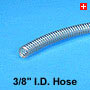 ANVER Hose, 3/8" ID, Clear PVC Steel, Reinforced, Heavy Wall HS45