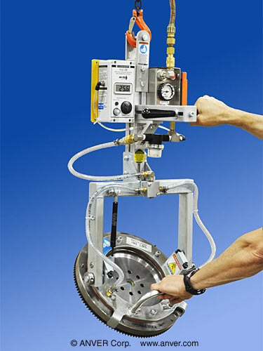ANVER Air Powered Pick-Up Unit with 90° Manual Tilt Pad Attachment