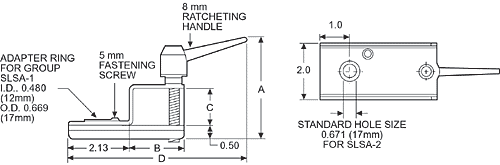 Adjustable Brackets For Various Suspension Rods 