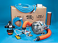 Replacement parts for all brands of Vacuum Tube Lifters: Vacuum Pumps, Vacuum Hose, Vacuum Lift Tubes, Vacuum Attachments