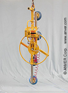 ANVER Air Powered Vertical Vacuum Lifter with Manual Rotate and Tilt
