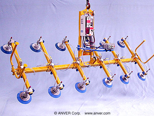 Twelve Pad Air Powered Vacuum Lifter with Powered Tilter Model ...