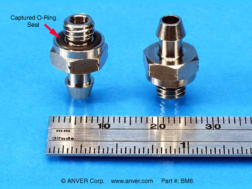 Vacuum Cup Fittings Group 1 – Barbed Fitting Model# BM6