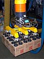 Vacuum Tube Lifter with Multiple Vacuum Cup Attachment for Lifting Several Boxes at the Same Time