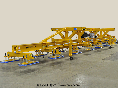 Sixteen Pad Heavy Mill Duty Electric Powered Vacuum Lifter Model ...