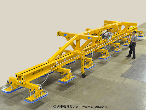 Sixteen Pad Heavy Mill Duty Electric Powered Vacuum Lifter Model ...