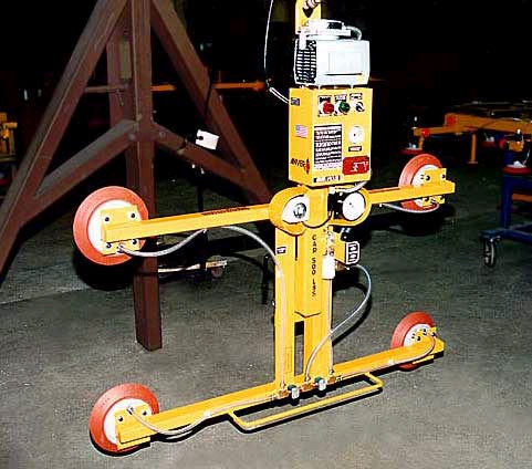 ANVER Four Pad Electric Powered Vacuum Lifter with Manual Tilter