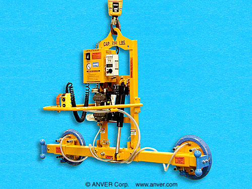 ANVERTwo Pad Electric Powered Vacuum Lifter with Powered Tilt