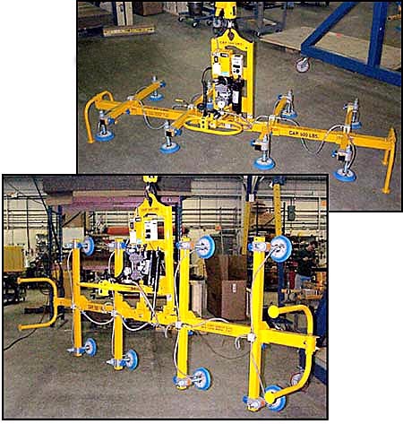 Eight Pad Electric Powered Vacuum Lifter with Powered Tilter Model ...