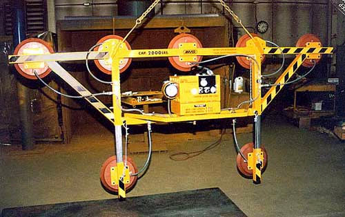 ANVER Seven Pad Electric Powered Vertical Vacuum Lifter