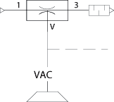 Electrical Schematic of JB Series Vacuum Generator