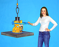 Mechanical Vacuum Lifter Has No Hooks, Grabs or Magnets