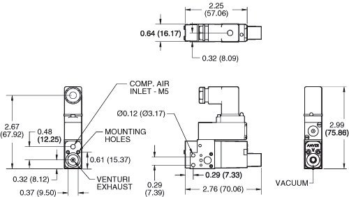 JVC Series Vacuum Generators