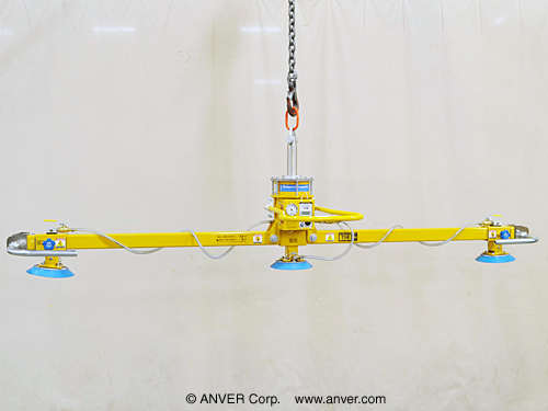 ANVER Three Pad Self-Powered Mechanical Vacuum Lifter Model# M75M3-110