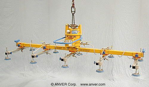 ANVER Ten Pad Self-Powered Mechanical Vacuum Lifter