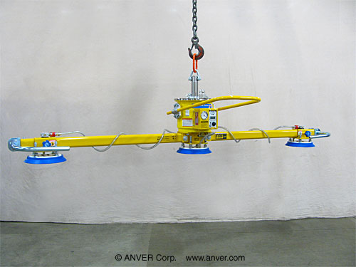 ANVER Three Pad Self-Powered Mechanical Vacuum Lifter