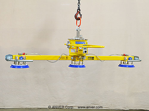 ANVER Three Pad Self-Powered Mechanical Vacuum Lifter