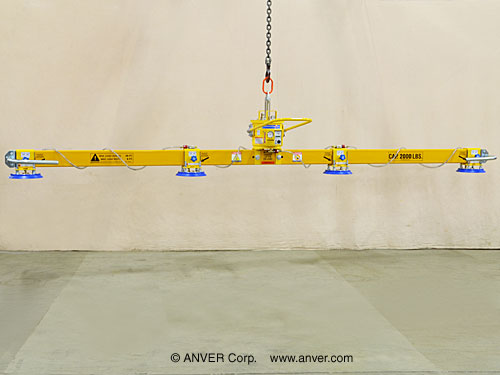 ANVER Three Pad Self-Powered Mechanical Vacuum Lifter