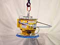 ANVER Self Powered Mechanical Vacuum Lifter with Single Round Vacuum Pad Attachment