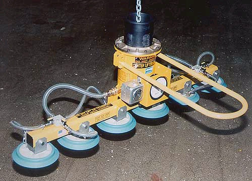 ANVER Custom Six Pad Self-Powered Mechanical Vacuum Lifter