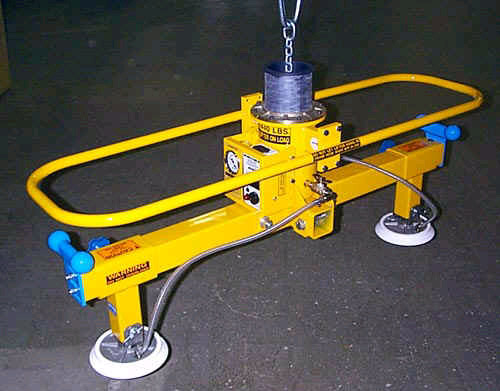 ANVER Custom Self-Powered, Self-Cycling Mechanical Vacuum Lifter with Two Silicone Vacuum Cups