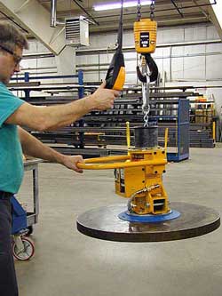 Single Pad Self-Powered Mechanical Vacuum Lifter