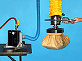 Compressed Air Powered Vacuum Tube Lifter with Interchangeable Vacuum Pad Attachments