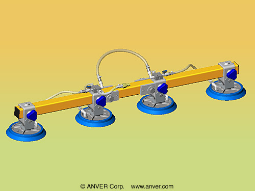 ANVER Vacuum Lifting Pad Attachment - PA80-4-XX-3