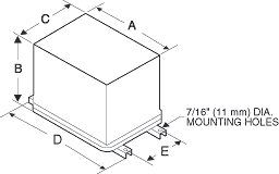 Sound Enclosure Dimensional Diagram