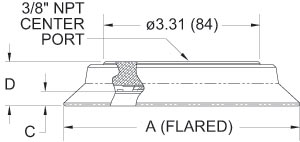 Diagram for VP60, VP-70, VP-80 Vacuum Cups