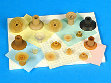ANVER Push-In Mount Suction Cups for Paper and Light Cardboard 
