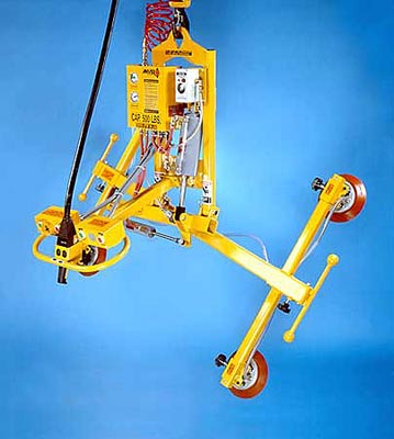 ANVER Four Pad Air Powered Vacuum Lifter with Powered Tilt and Powered Rotation