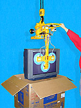 ANVER Vacuum Lifter Handles Televisions In and Out of Boxes