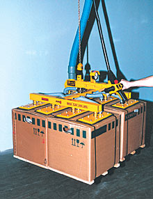 VB Vacuum/Hoist Lifter with Multiple Pad Attachment