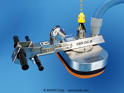 ANVER VB Control Head with Stainless Steel 9" x 15" Bag Head Attachment for Lifting & Handling Bags Weighing up to 225 lbs (102 kg)
