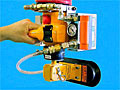 Vacuum-Hoist Lifter with Oval Vacuum Pad Attachment with 90° Tilter