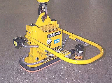 ANVER Single Pad Electric Powered Vacuum Lifter with Foam Pad for Lifting Sandstone 2 ft x 2 ft (0.6 m x 0.6 m) weighing up to 220 lb (100 kg)
