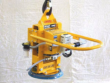 ANVER Single Pad Electric Powered Vacuum Lifter for Lifting Small Metal Plate weighing up to 500 lb (227 kg)