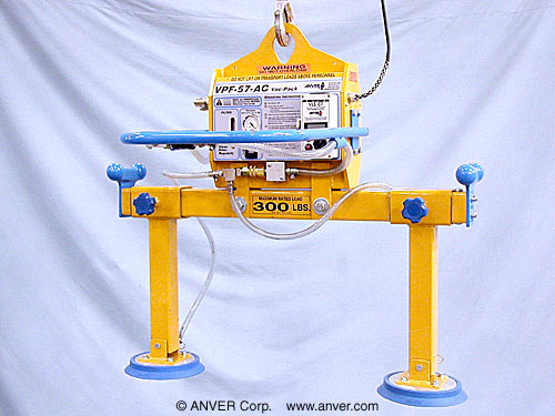 ANVER Electric Powered Generator with Custom Two Pad Attachment for Lifting & Handling Bathtubs up to 300 lb (136 kg)
