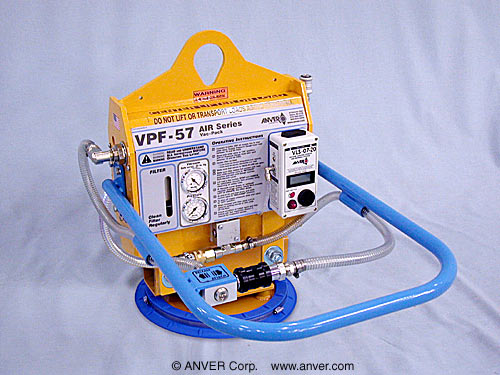 ANVER Air Powered Vacuum Generator with Interchangeable Vacuum Pads