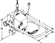 VPF Series Electric Powered Vacuum Generator Diagram