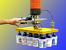 ANVER Vacuum Tube Lifter Picks Up Layers of Products