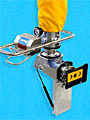 Vacuum Tube Lifter with Gas Spring Tilter for Lifting Refractory Blocks