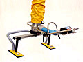 Vacuum Tube Lifting System with Extended Length Pad Attachment and Adjustable Extended Length Handle