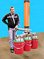 ANVER Vacuum Tube Lifter with Three Pad Pail Lifting Attachment