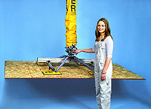 ANVER Vacuum Tube Lifter Lets One Person Handle Wood Panels