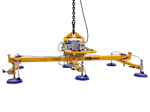 Six Pad Vacuum Lifter Lifting Frames Capacity 1500 Lb 680 Kg