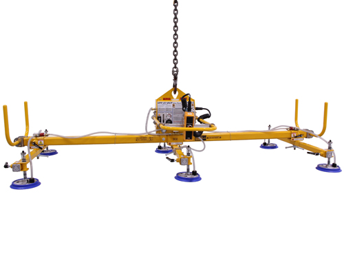 Six Pad Vacuum Lifter Lifting Frames – Capacity: 1500 lb (680 kg)